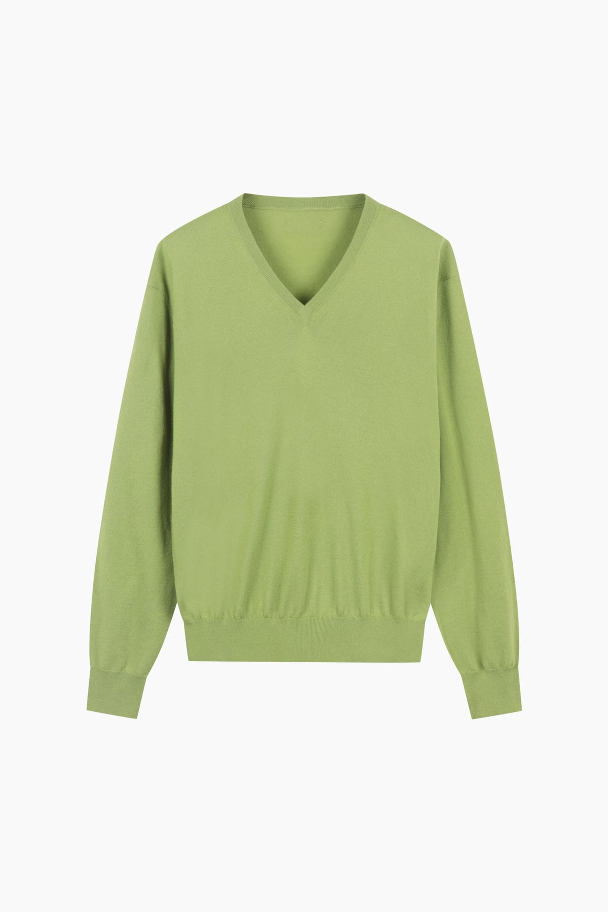 Maglia 100% lana con scollo a V