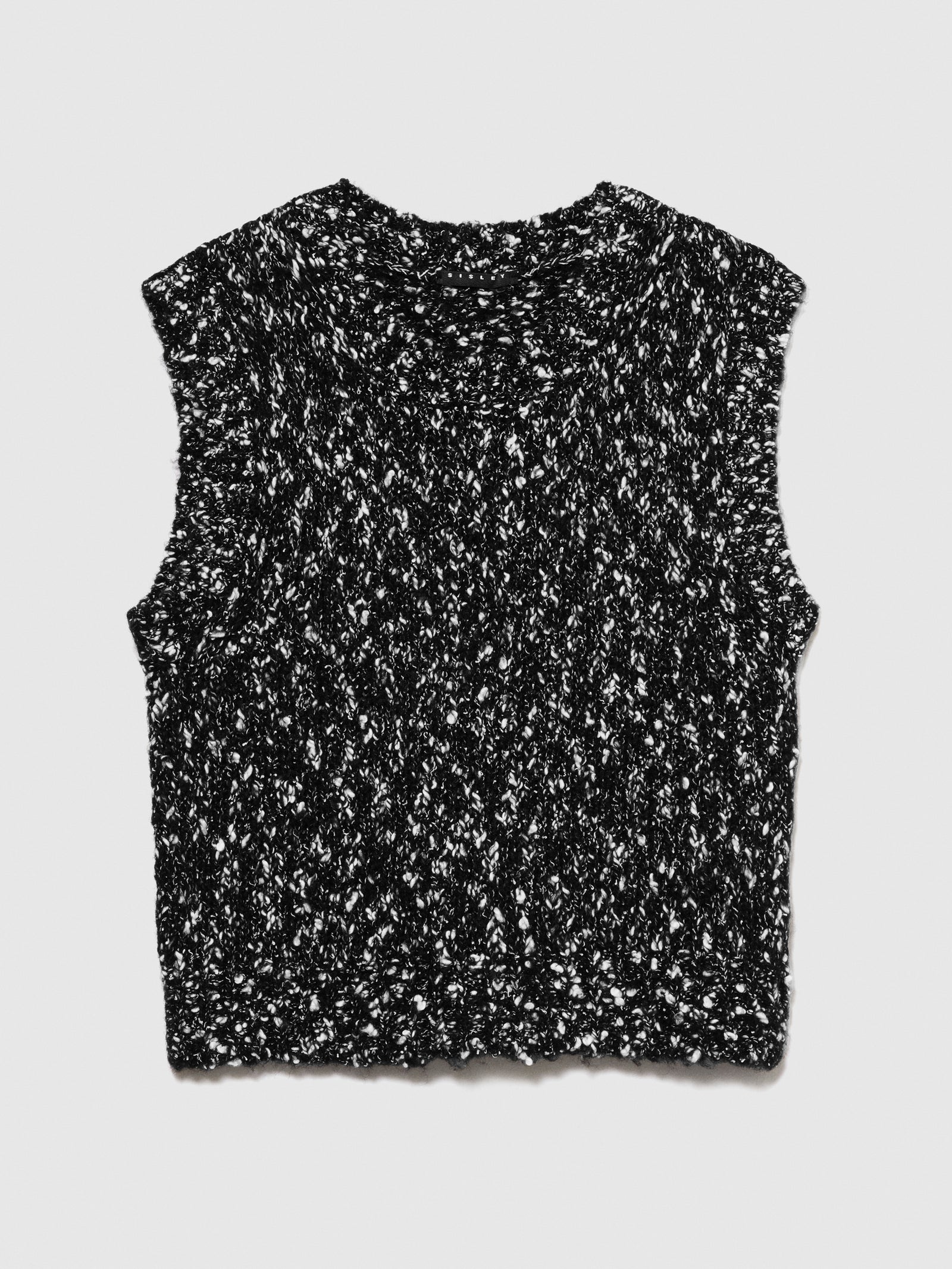 Gilet bouclé da donna grigio scuro | Sisley Outlet