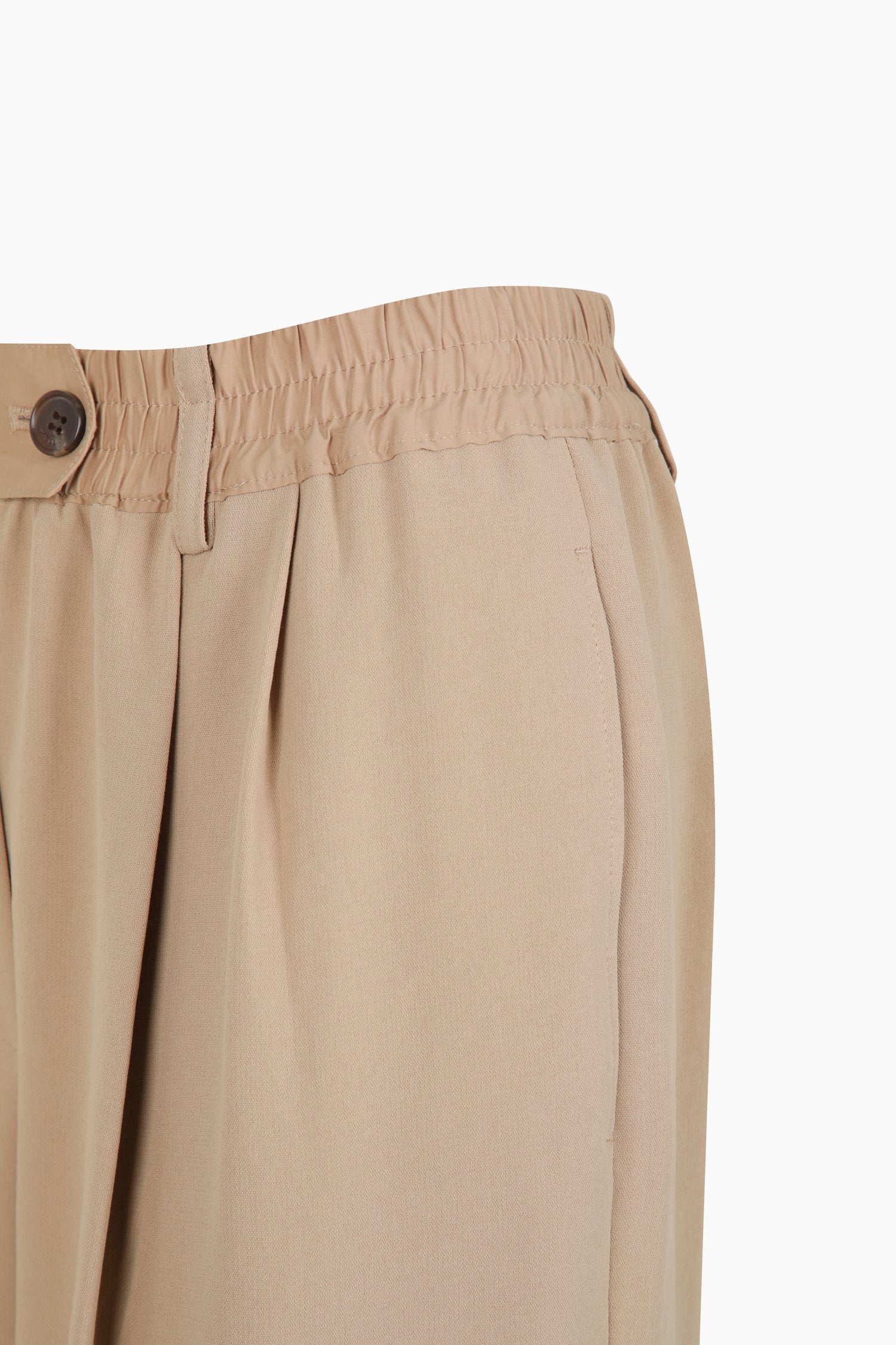 Pantaloni dritti da donna cammello 3 | Sisley Outlet
