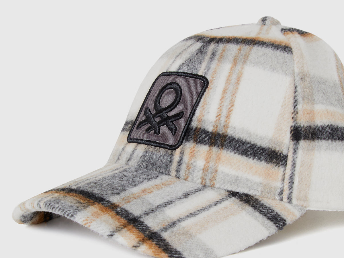 Cappellino baseball tartan