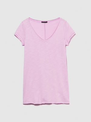 T-shirt con scollo a V