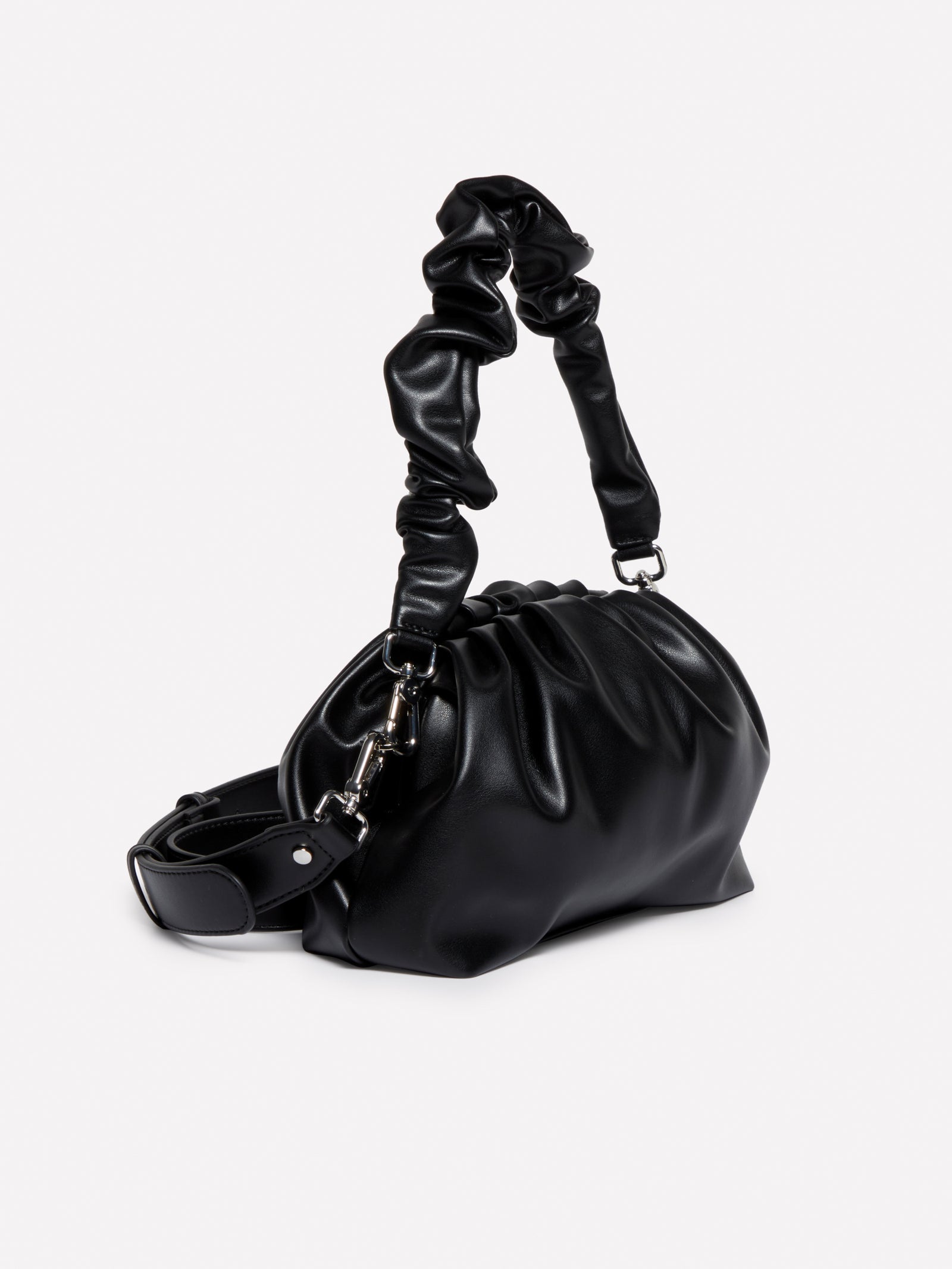Pochette con manico arricciato da donna nero 4 | Sisley Outlet