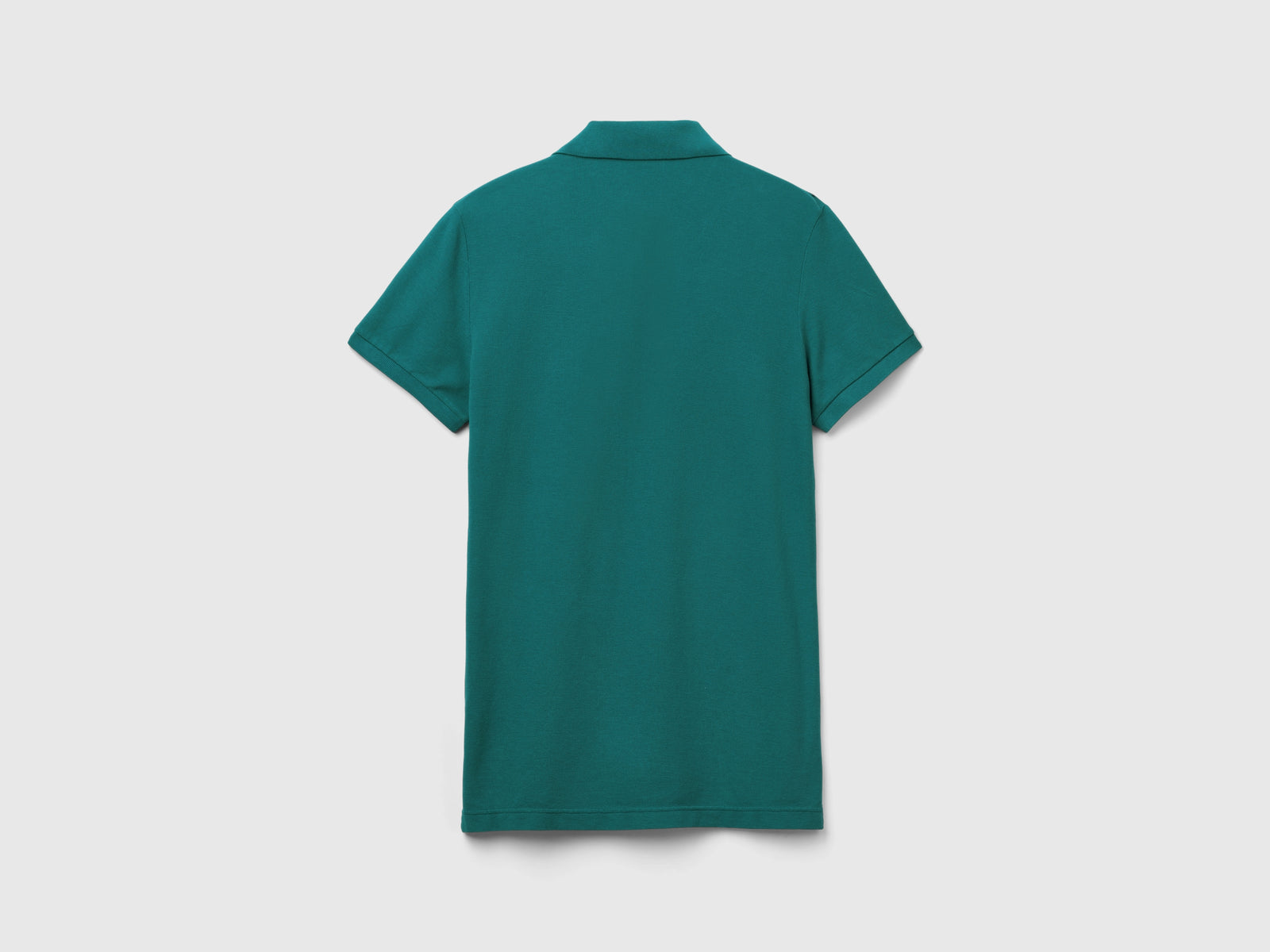 Polo verde ottanio slim fit da uomo verde chiaro 2 | Benetton Outlet