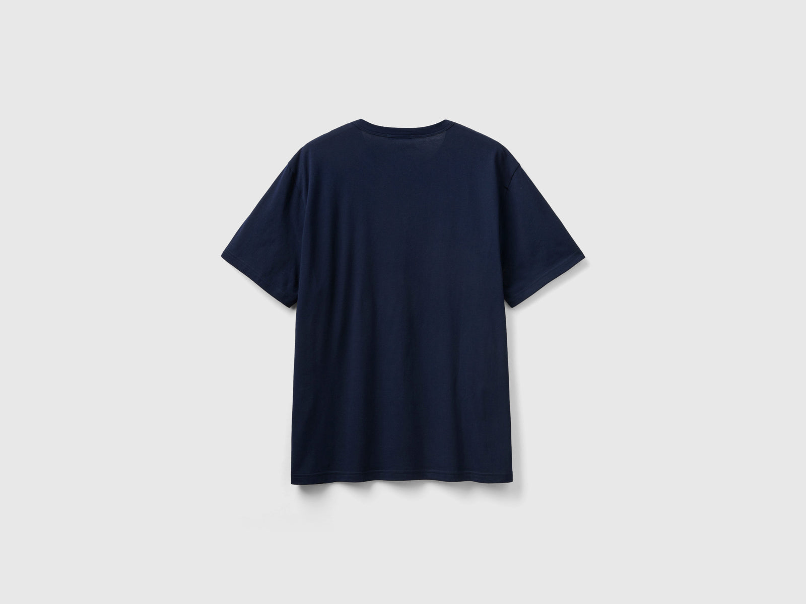 Maglietta in caldo cotone da uomo blu scuro 2 | Benetton Outlet