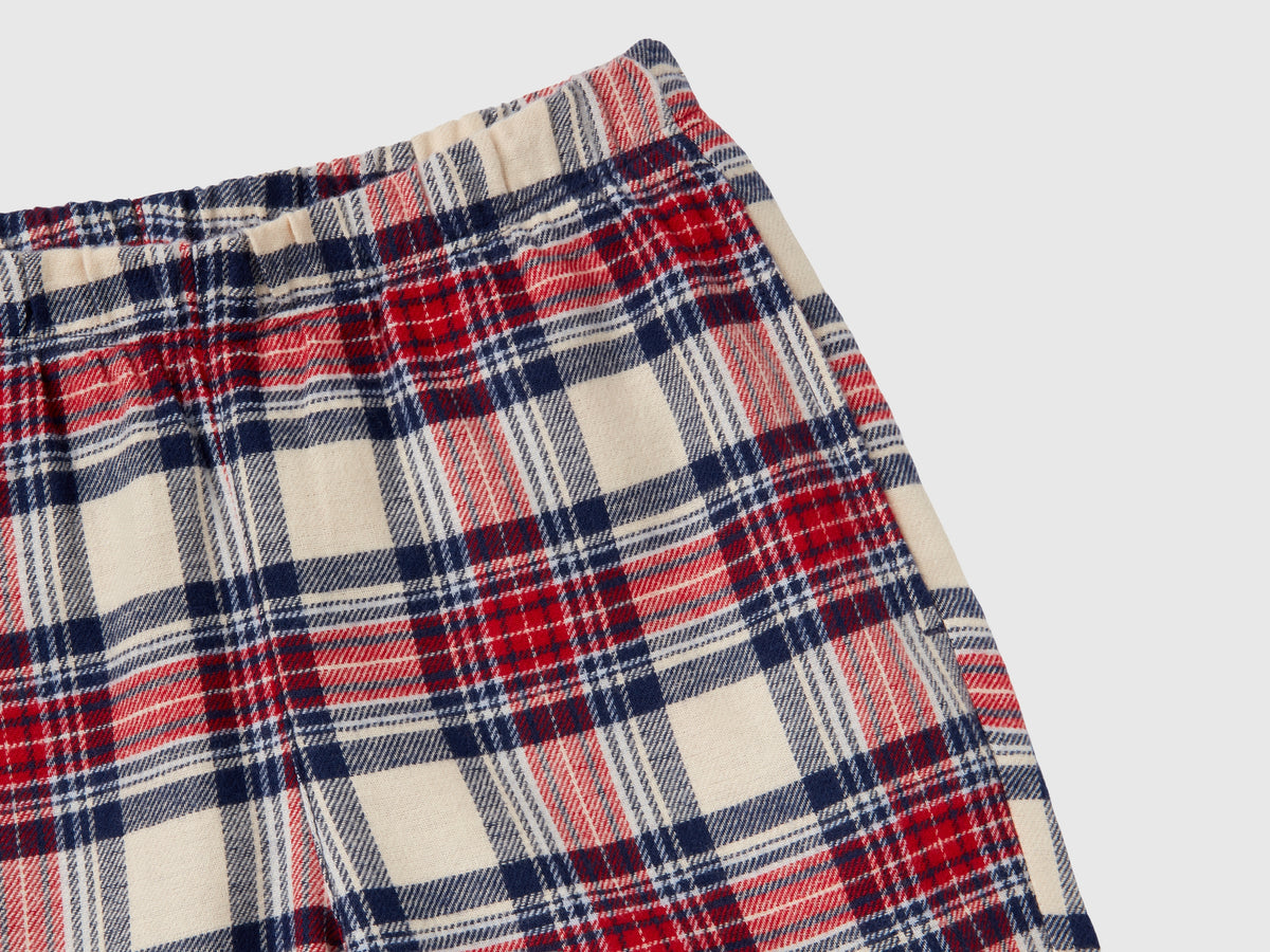 Pigiama tartan in flanella