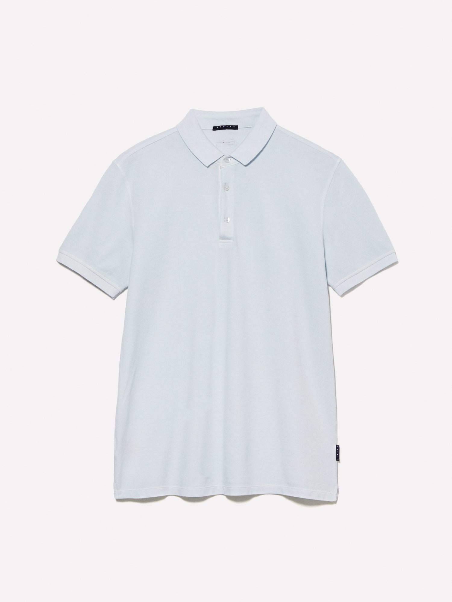 Light-colored polo shirt, 100% cotton da uomo azzurro | Sisley Outlet