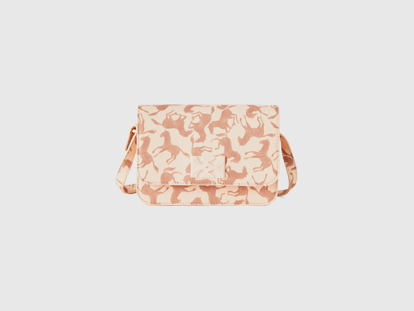 Be Bag rosa chiaro con stampa cavalli da bambina rosa tenue | Benetton Outlet