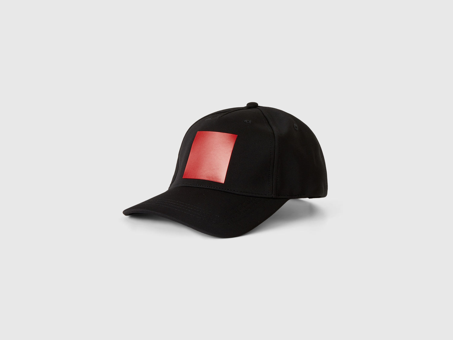 Cappello con stampa da uomo nero | Benetton Outlet