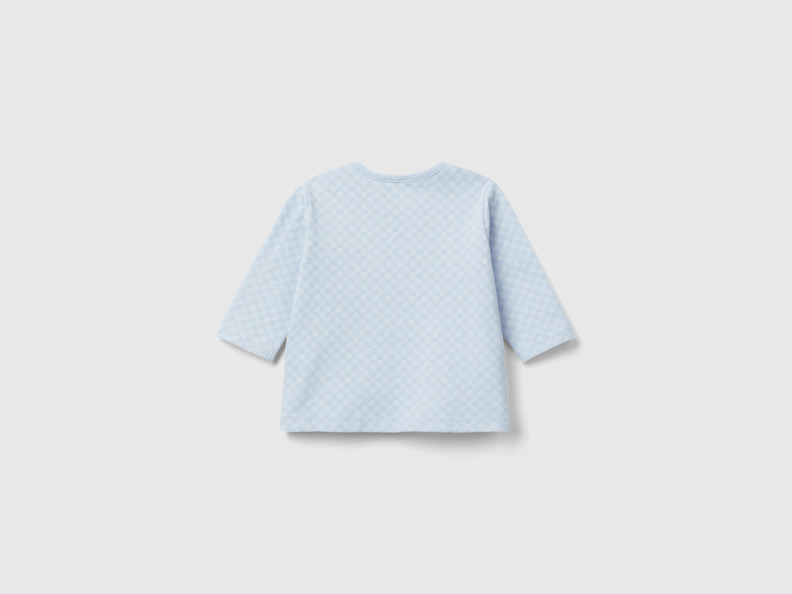 T-shirt optical con stampa orsetto da neonato celeste 2 | Benetton Outlet