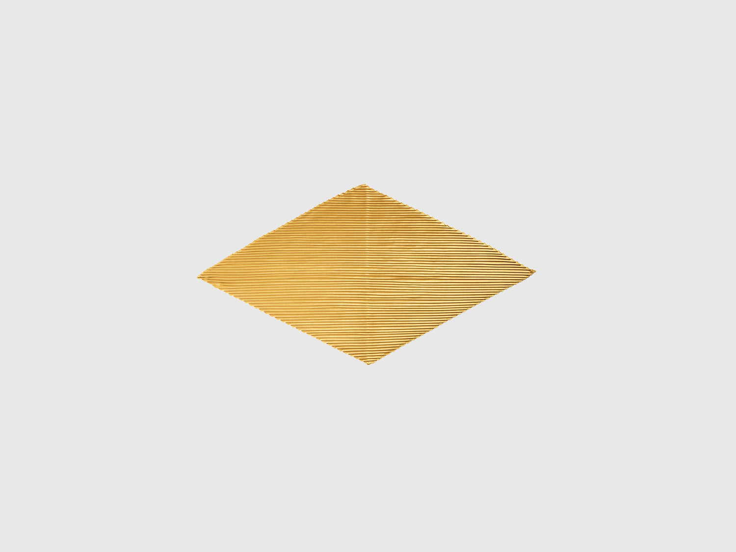 Foulard plissé con lurex da donna oro | Benetton Outlet