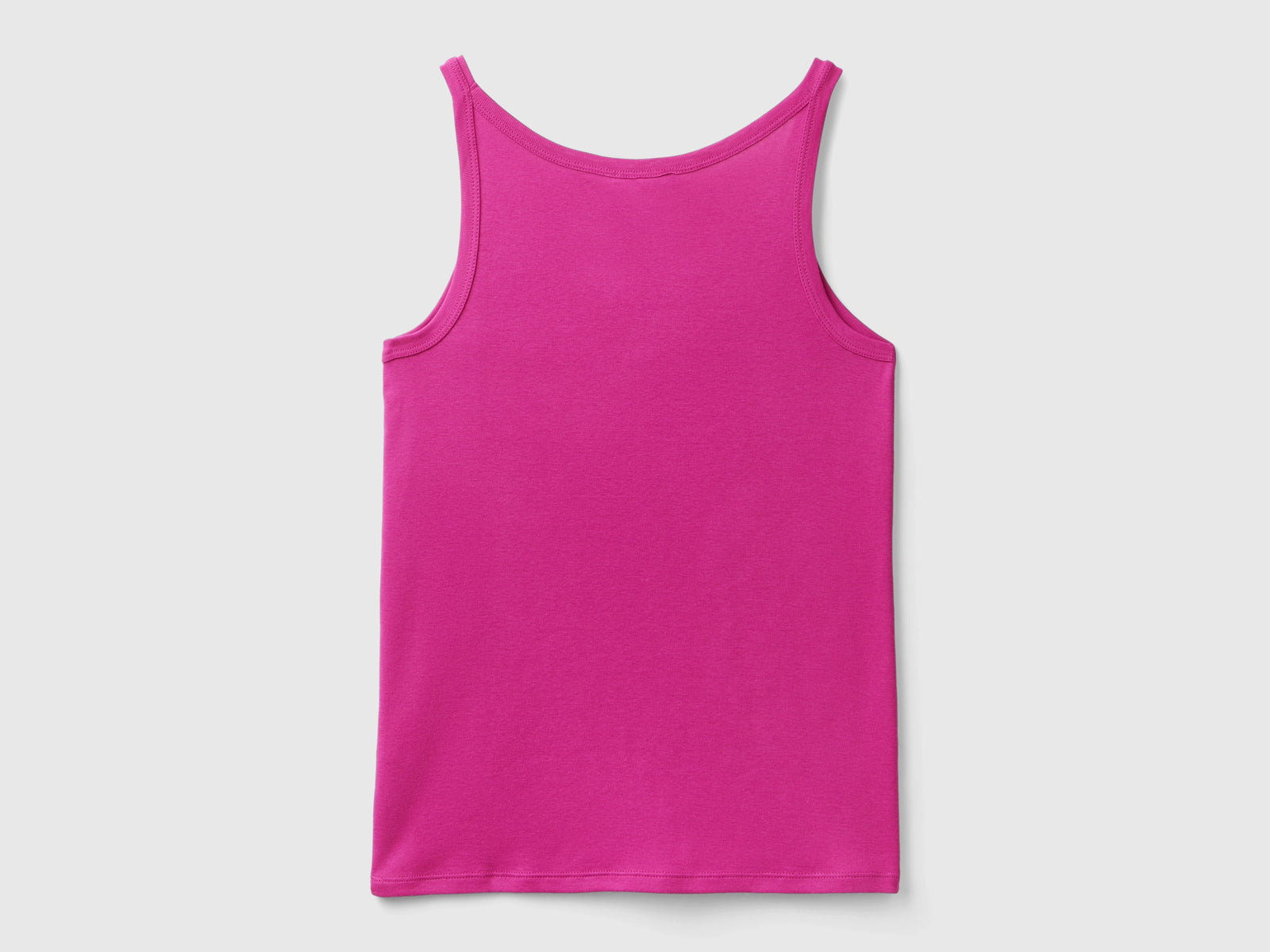 Canotta in puro cotone da donna ciclamino 2 | Benetton Outlet