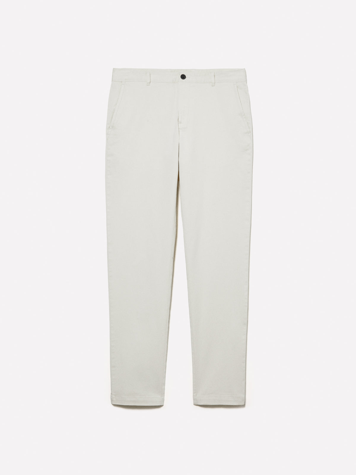 Light beige slim fit chino trousers