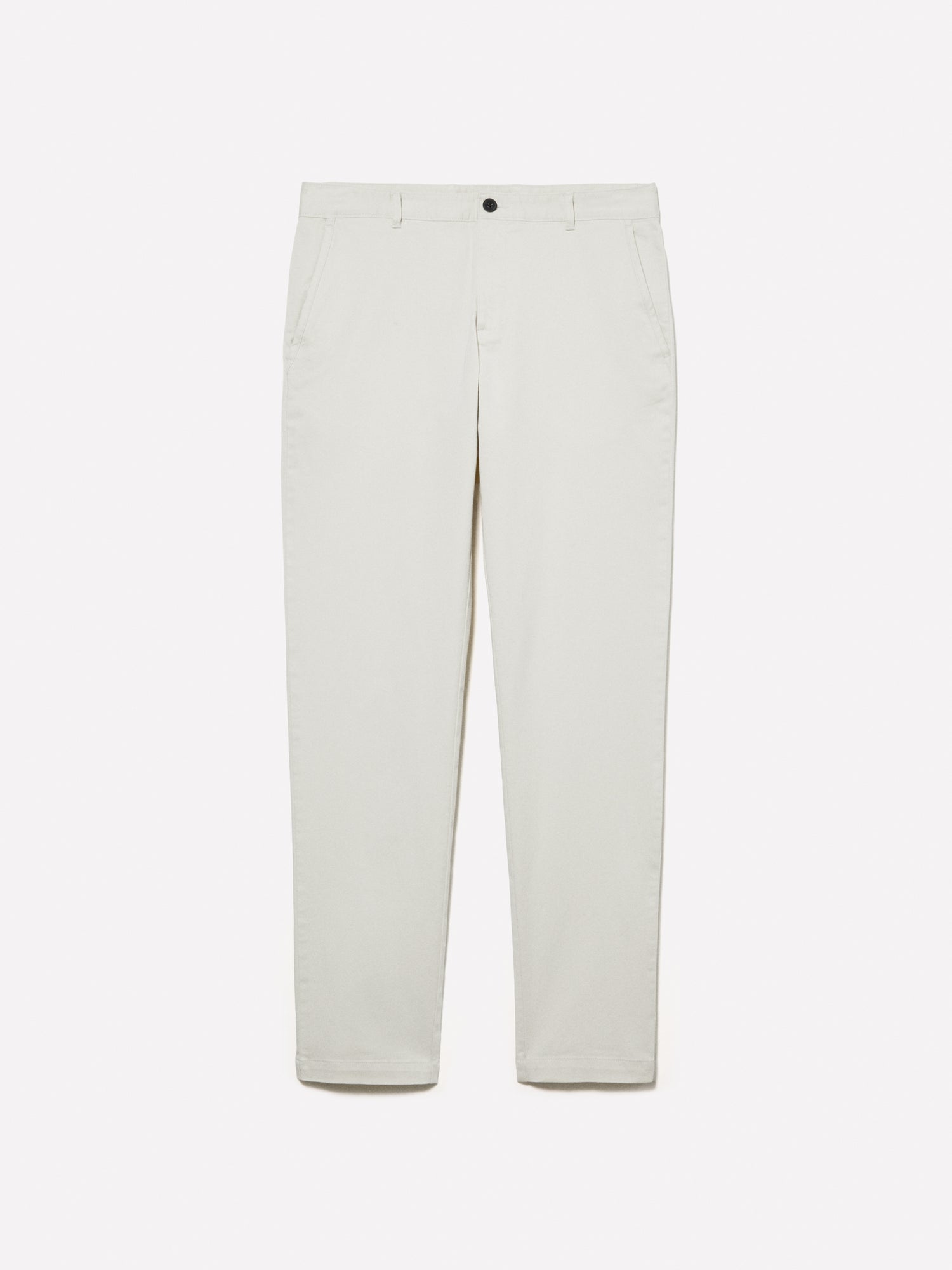 Pantaloni chino slim fit beige chiaro da uomo bianco panna | Sisley Outlet