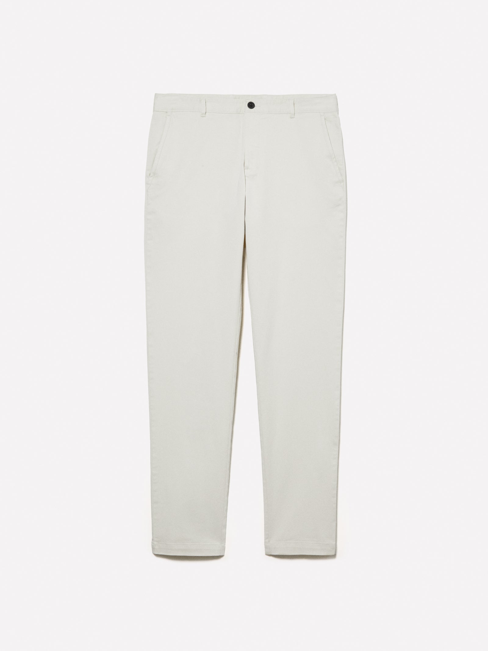 Light beige slim fit chino trousers da uomo bianco panna | Sisley Outlet