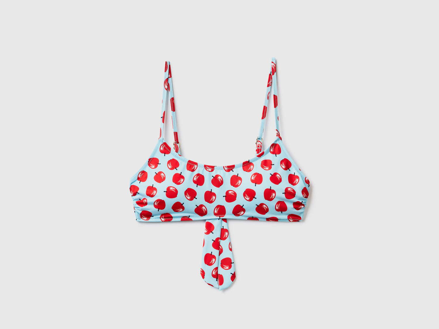 Brassiere mare con pattern frutta da donna azzurro | Benetton Outlet