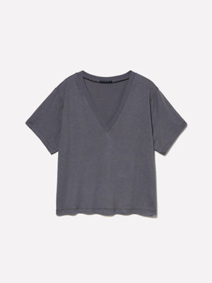 T-shirt con scollo a V