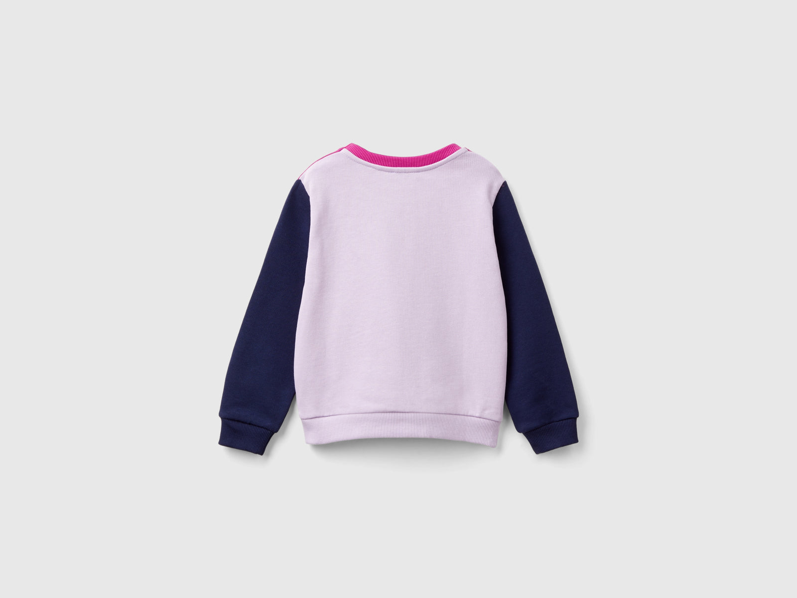 Felpa 100% cotone bio con logo da bimba multi-color 2 | Benetton Outlet