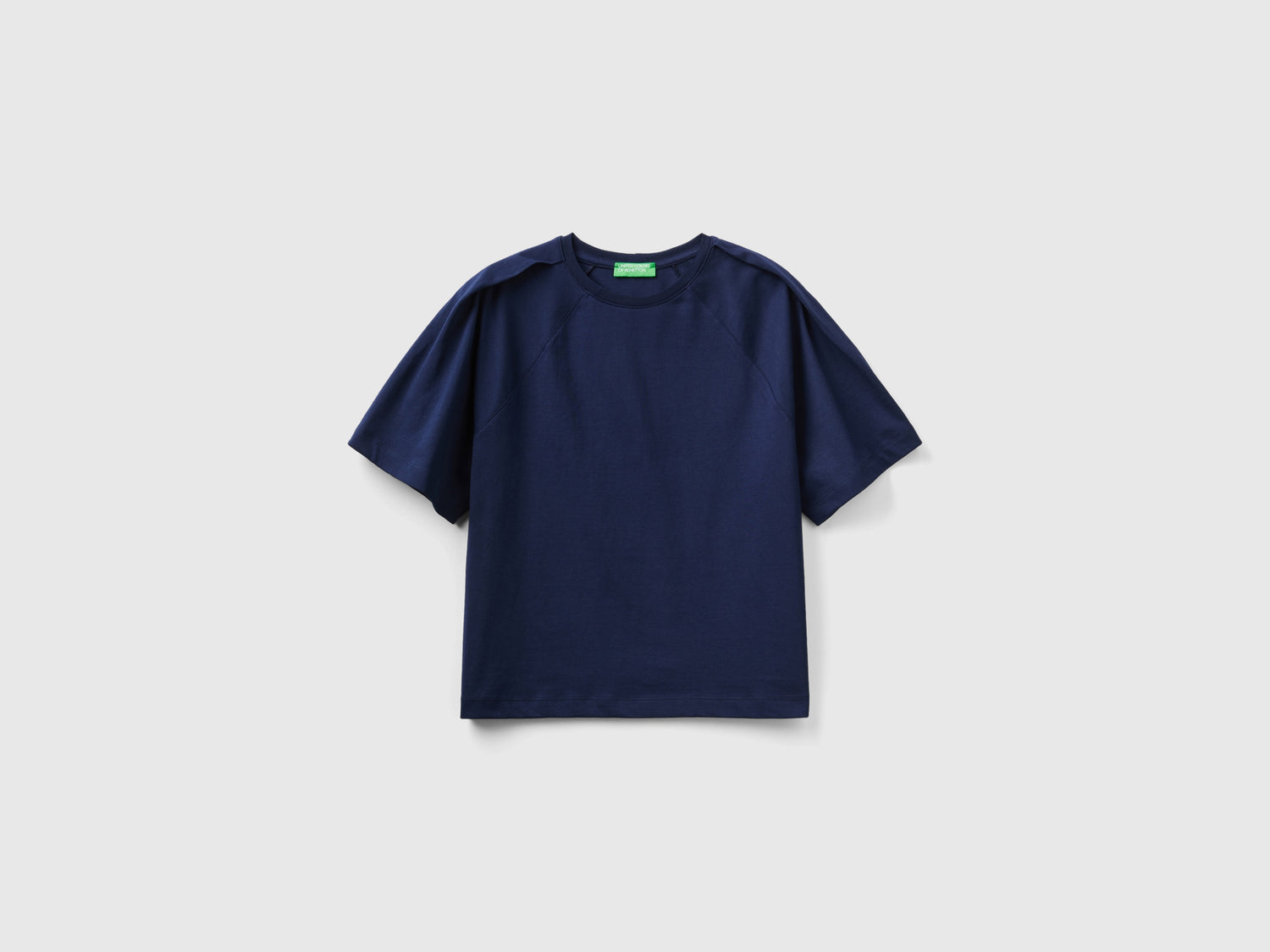Maglietta boxy fit da donna blu scuro | Benetton Outlet