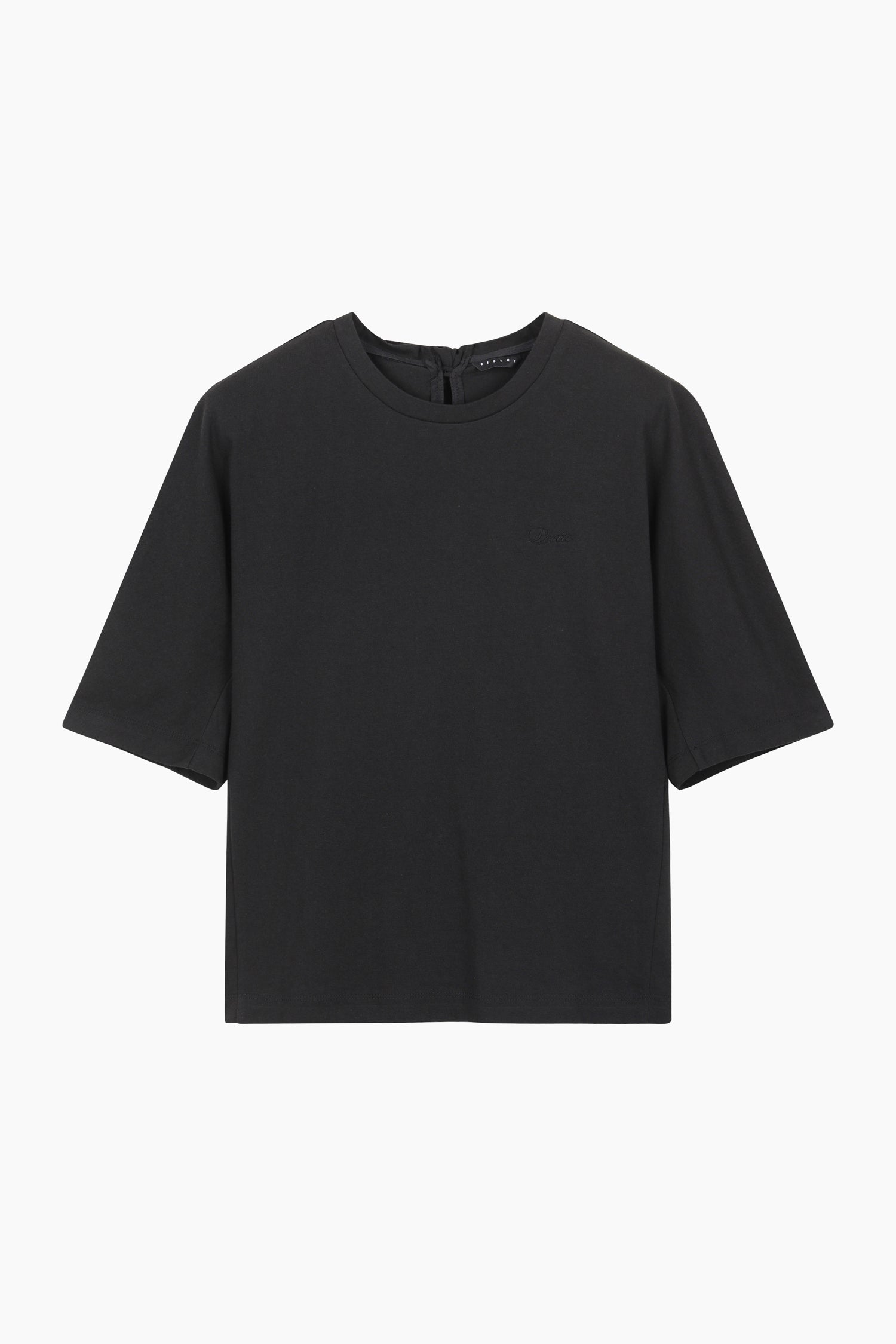 T-shirt con fiocco da donna grigio scuro | Sisley Outlet
