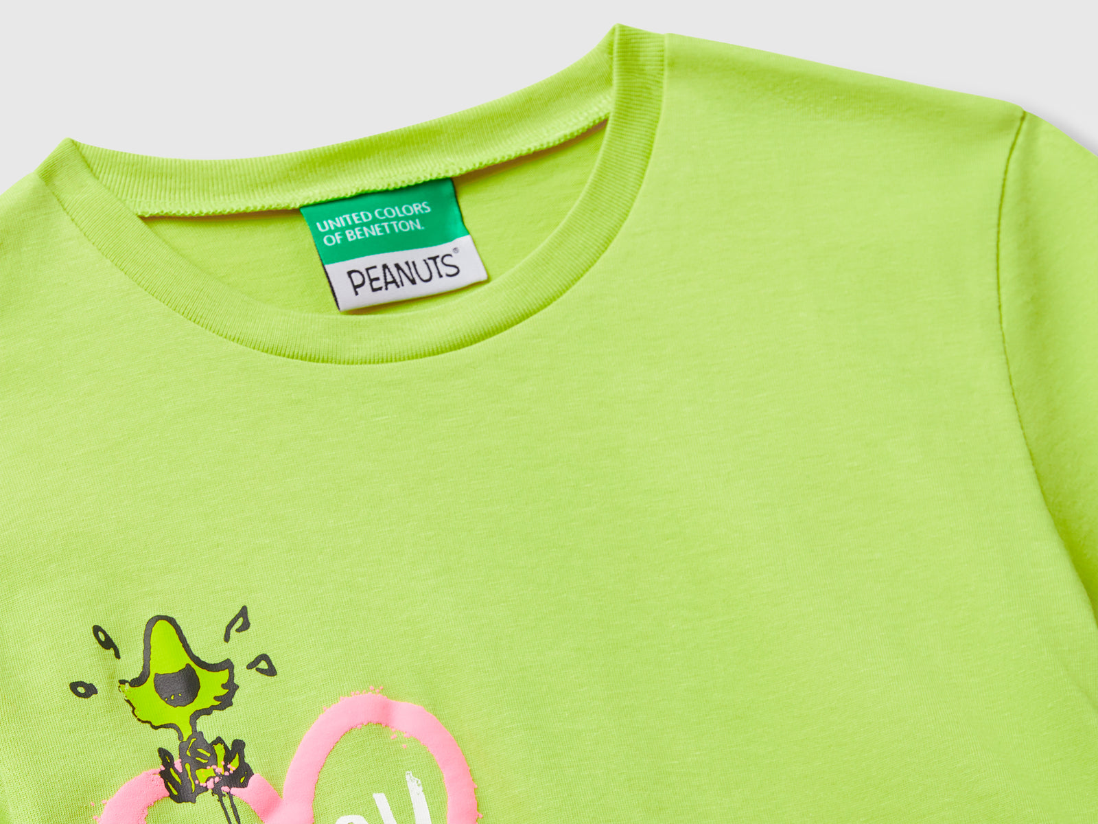 T-shirt con stampa ©Peanuts da bimba giallo 3 | Benetton Outlet