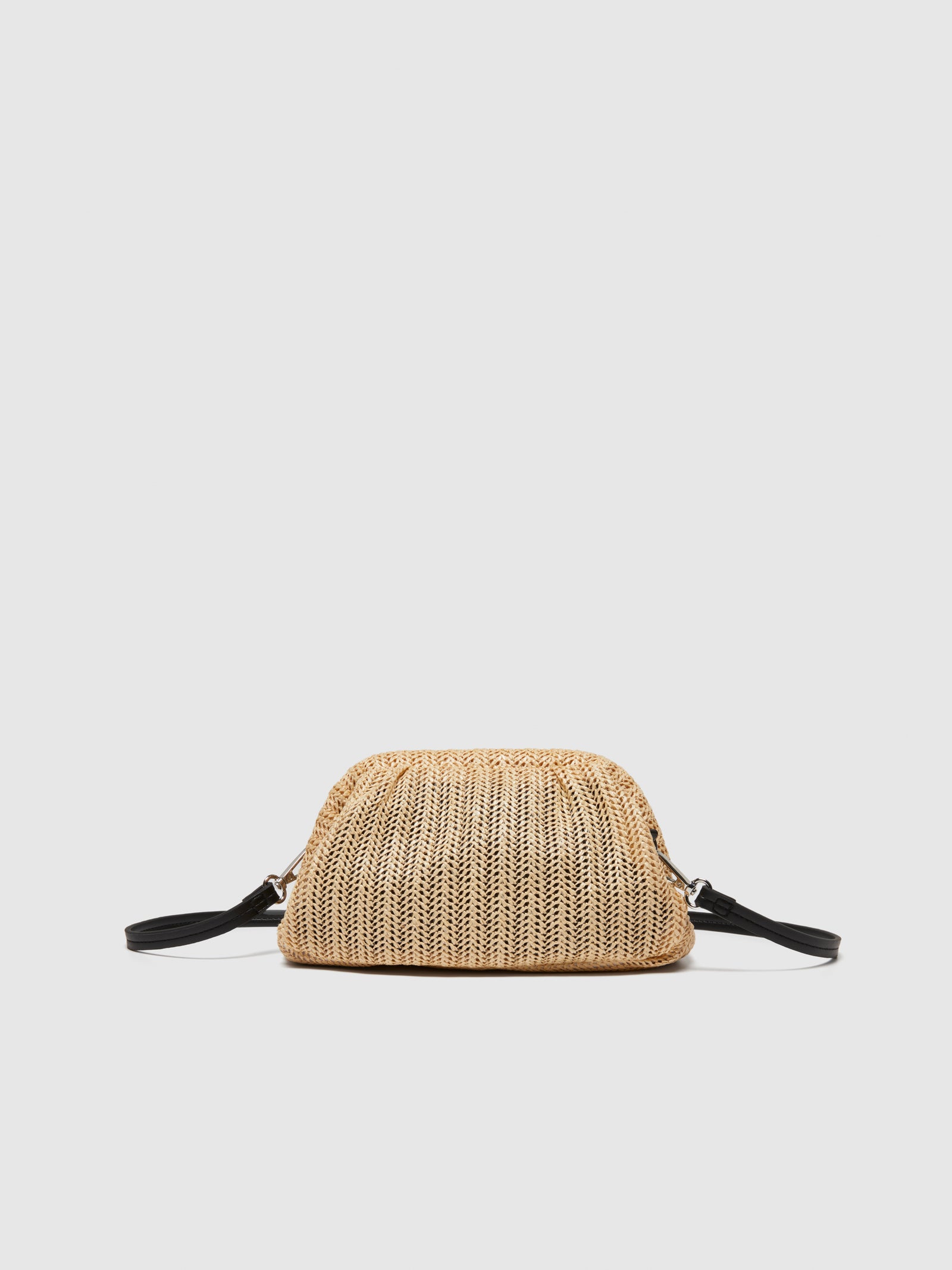 Pochette in paglia da donna beige | Sisley Outlet