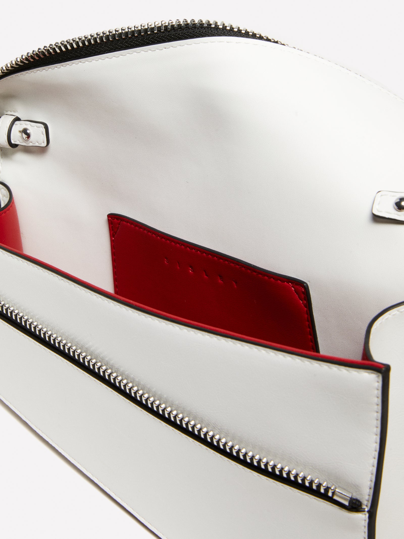 Borsa asimmetrica con tracolla da donna bianco 3 | Sisley Outlet