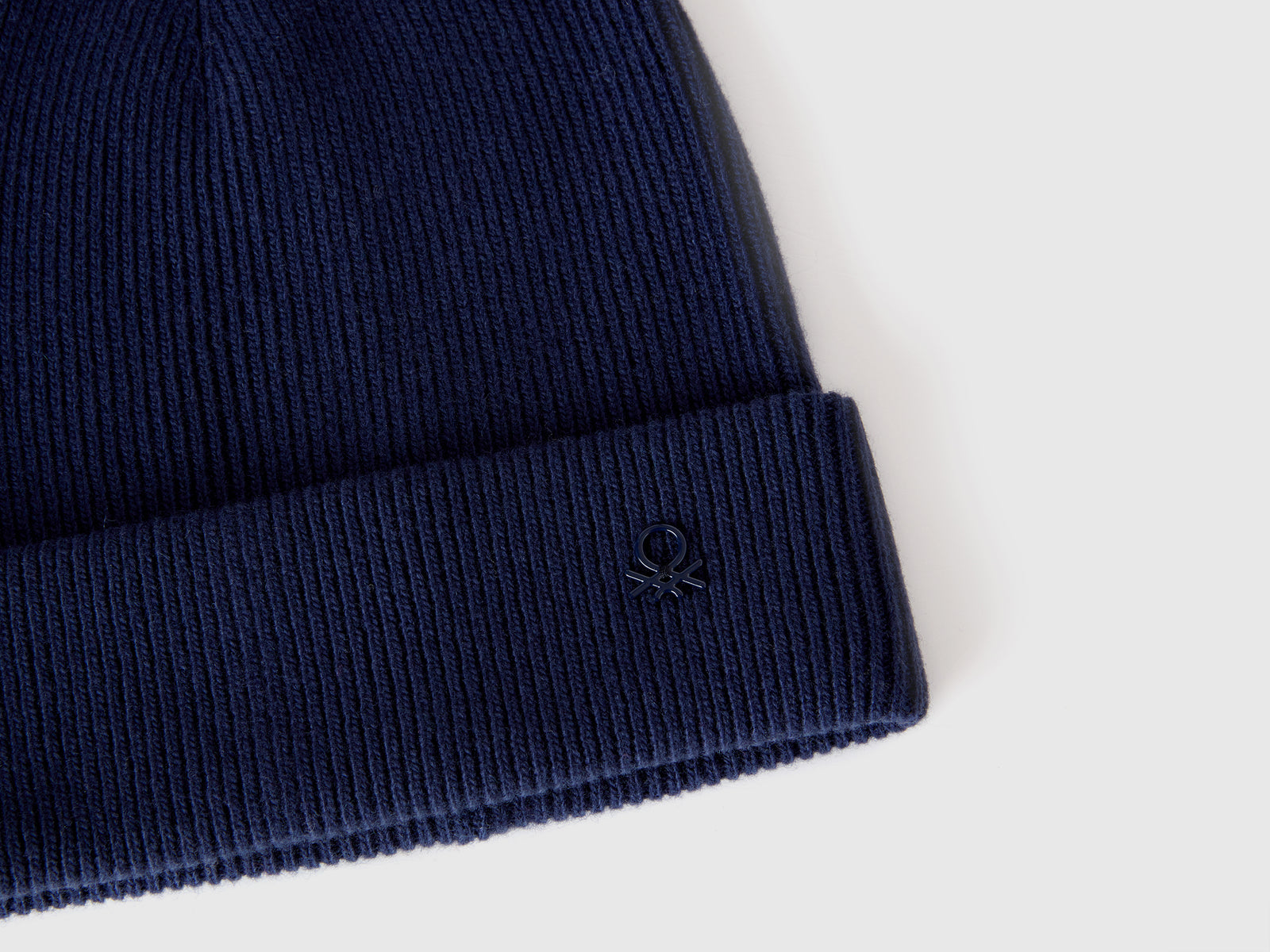 Berretto in misto lana da bambino blu scuro 3 | Benetton Outlet