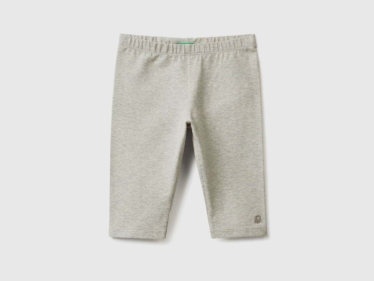 Leggings a 3/4 in cotone stretch