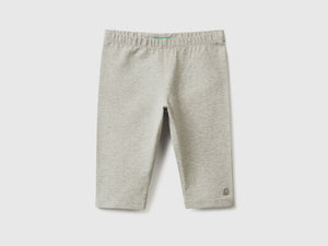 Leggings a 3/4 in cotone stretch