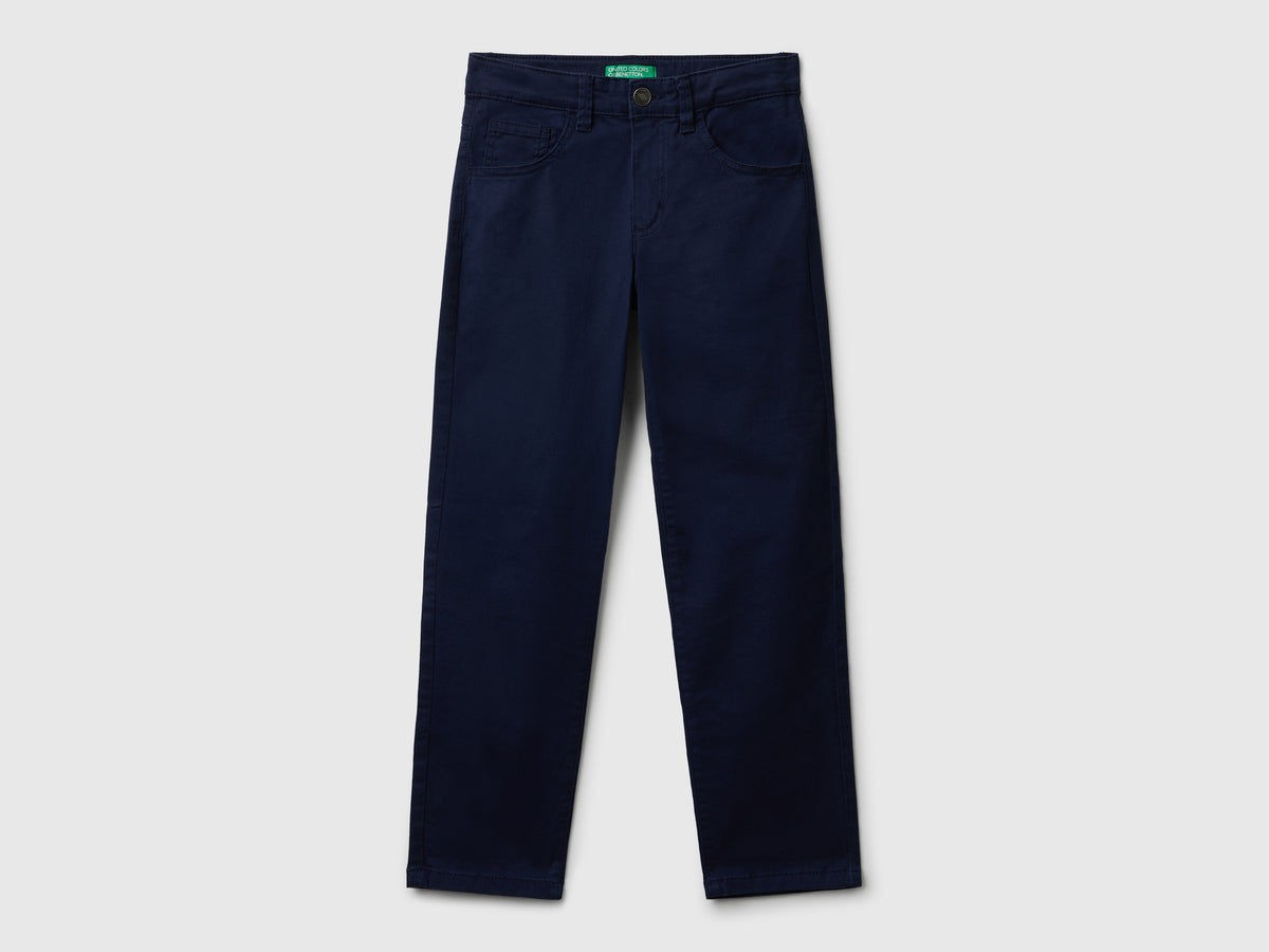Pantaloni in cotone stretch