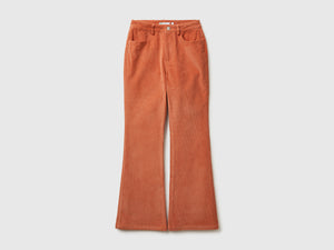 Pantaloni bootcut in velluto