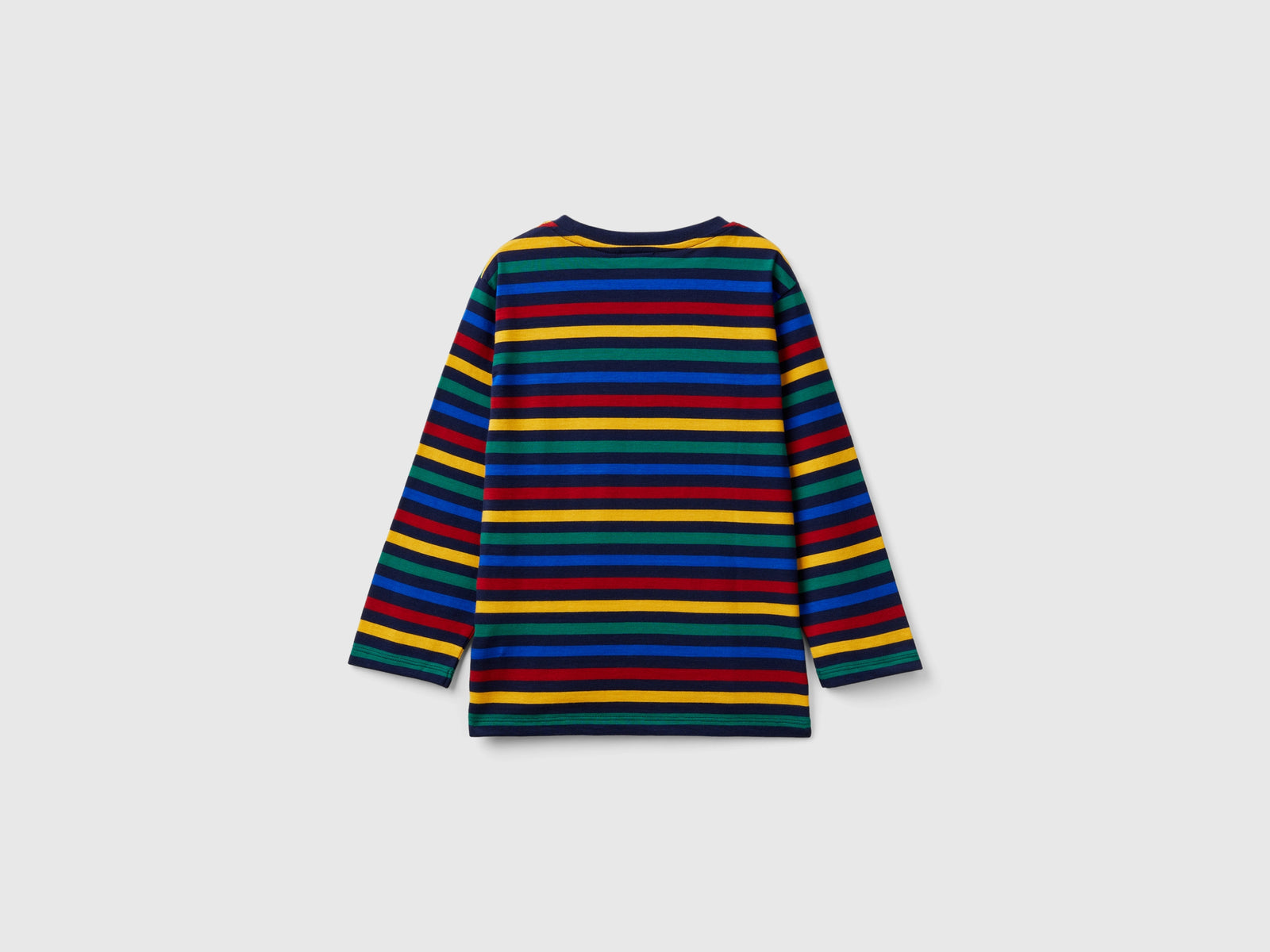 T-shirt a righe 100% cotone da bimbo multi-color 2 | Benetton Outlet
