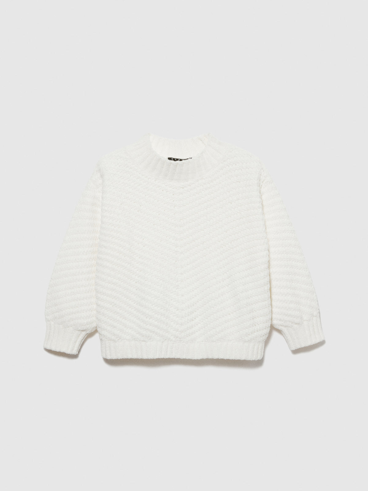 Maglia cropped in ciniglia