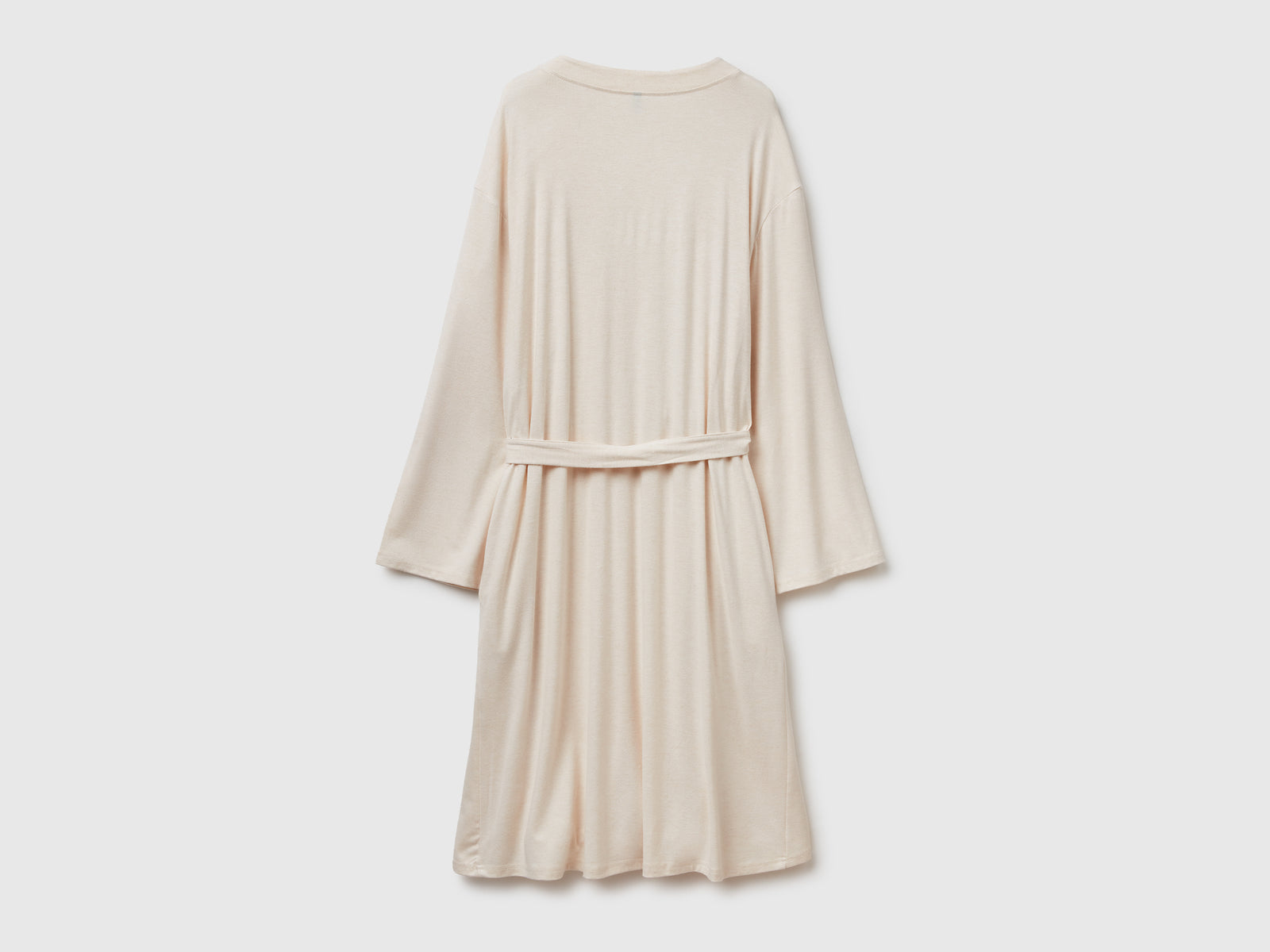Vestaglia in misto viscosa stretch da donna beige 2 | Benetton Outlet