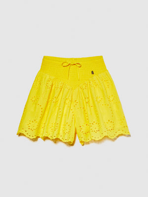 Shorts ricamati