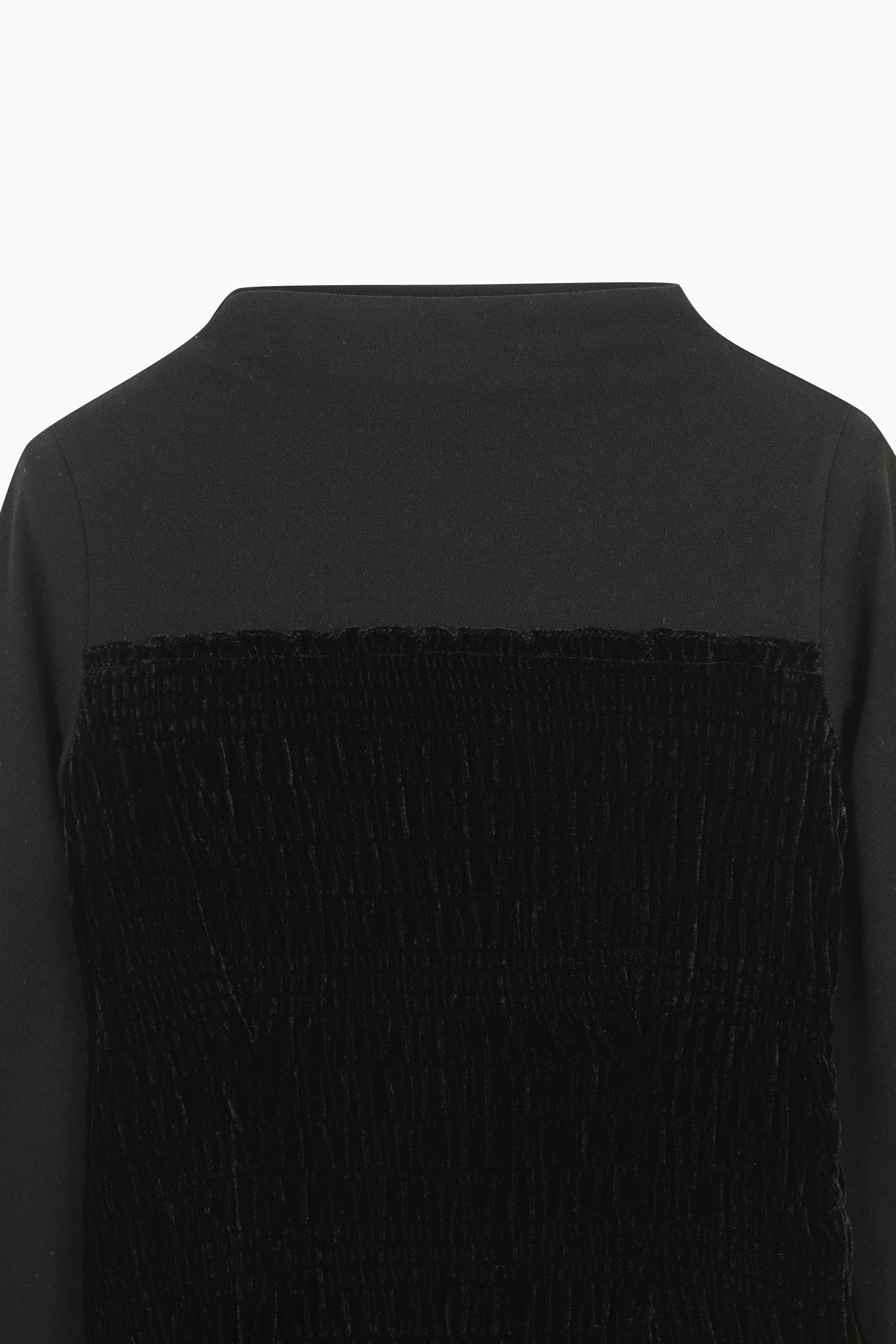 T-shirt in velluto da donna nero 3 | Sisley Outlet