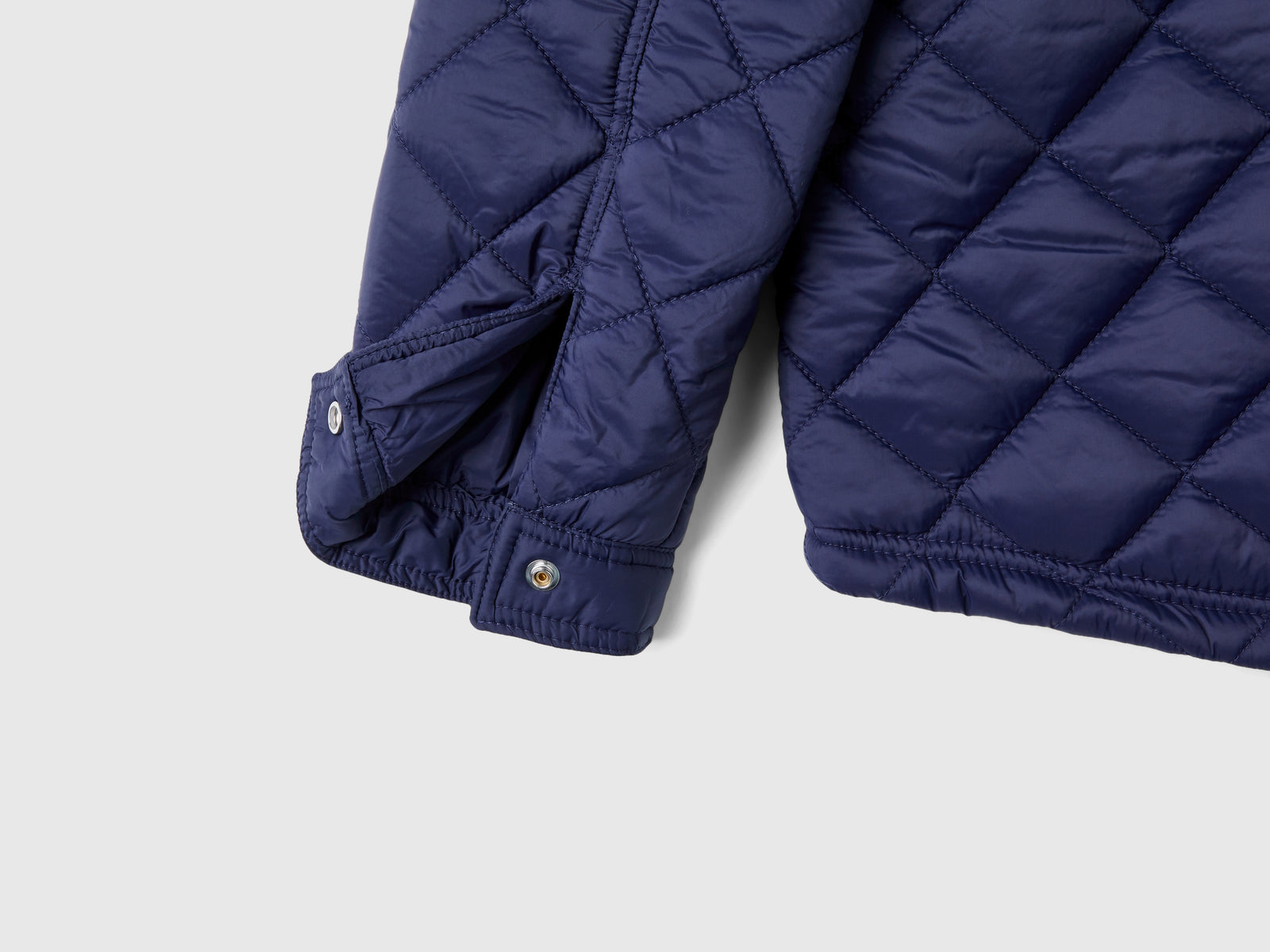 Giubbino leggero trapuntato da bambina blu scuro 3 | Benetton Outlet