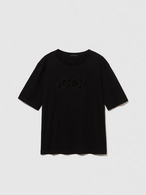 T-shirt con ricamo