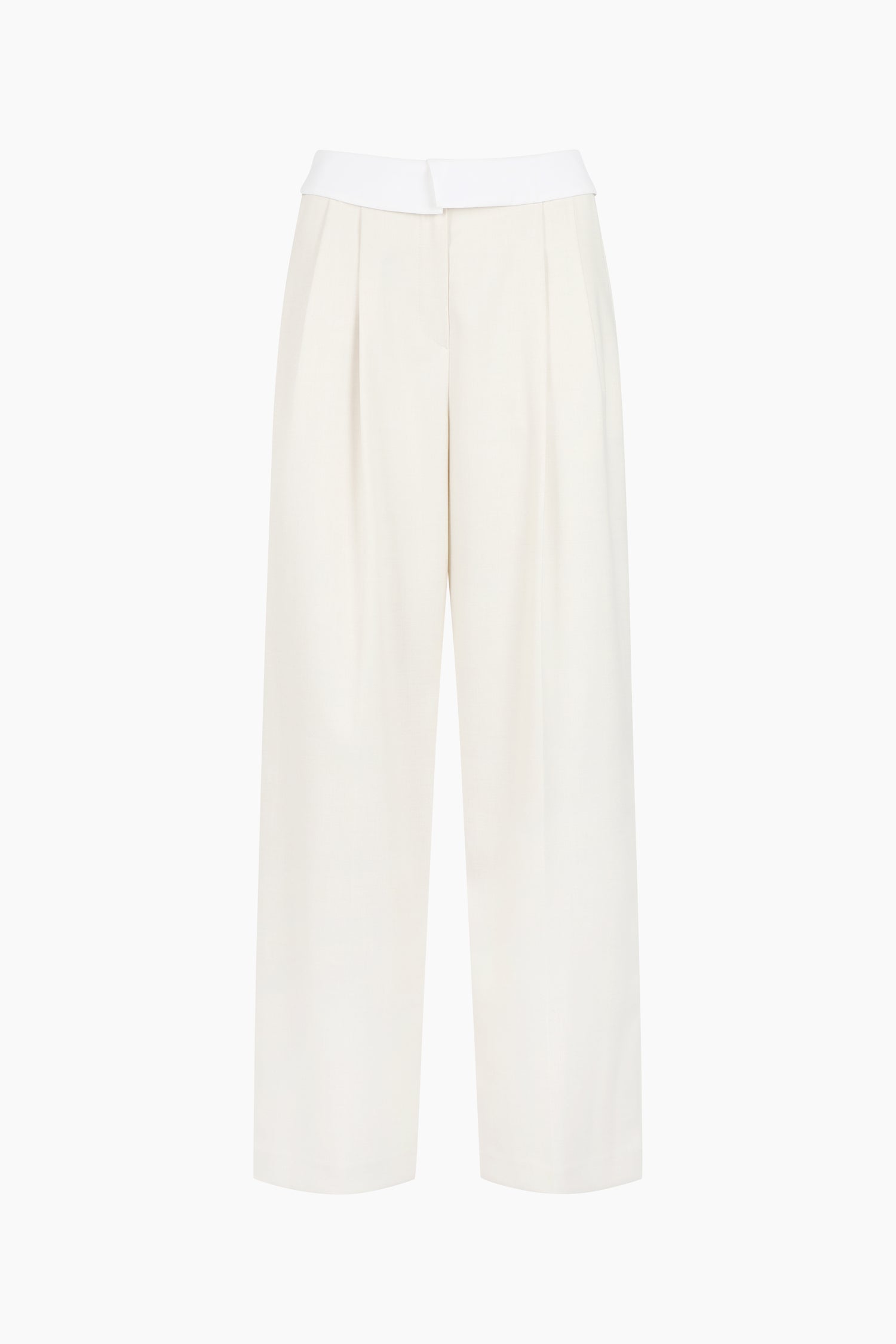 Pantaloni tailored da donna bianco panna | Sisley Outlet