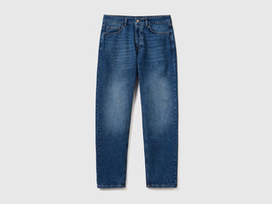 Jeans cinque tasche effetto used