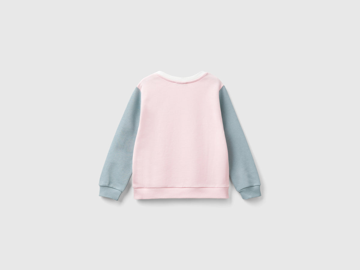 Felpa 100% cotone bio con logo