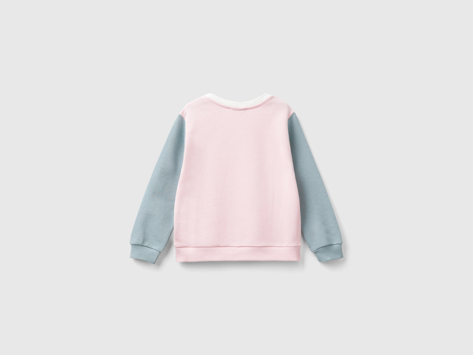 Felpa 100% cotone bio con logo da bimba multi-color 2 | Benetton Outlet