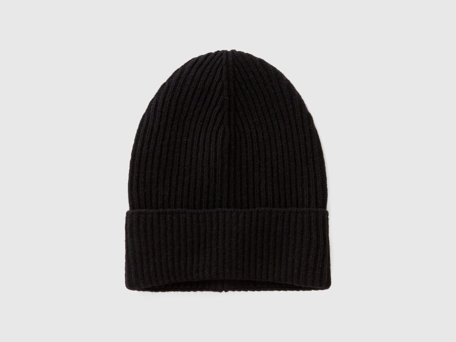Cappellino in misto lana da donna nero | Benetton Outlet