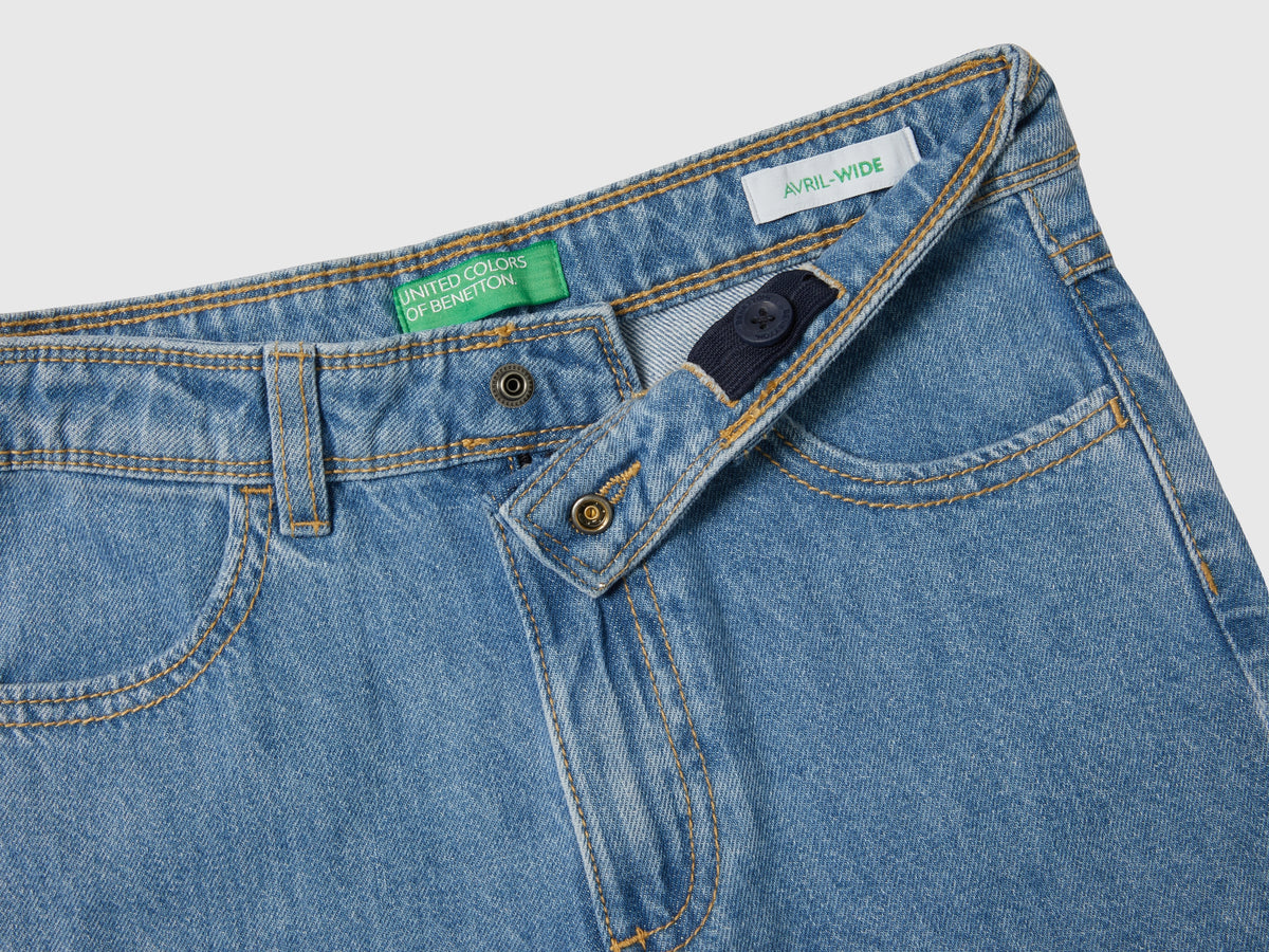 Jeans cargo wide fit
