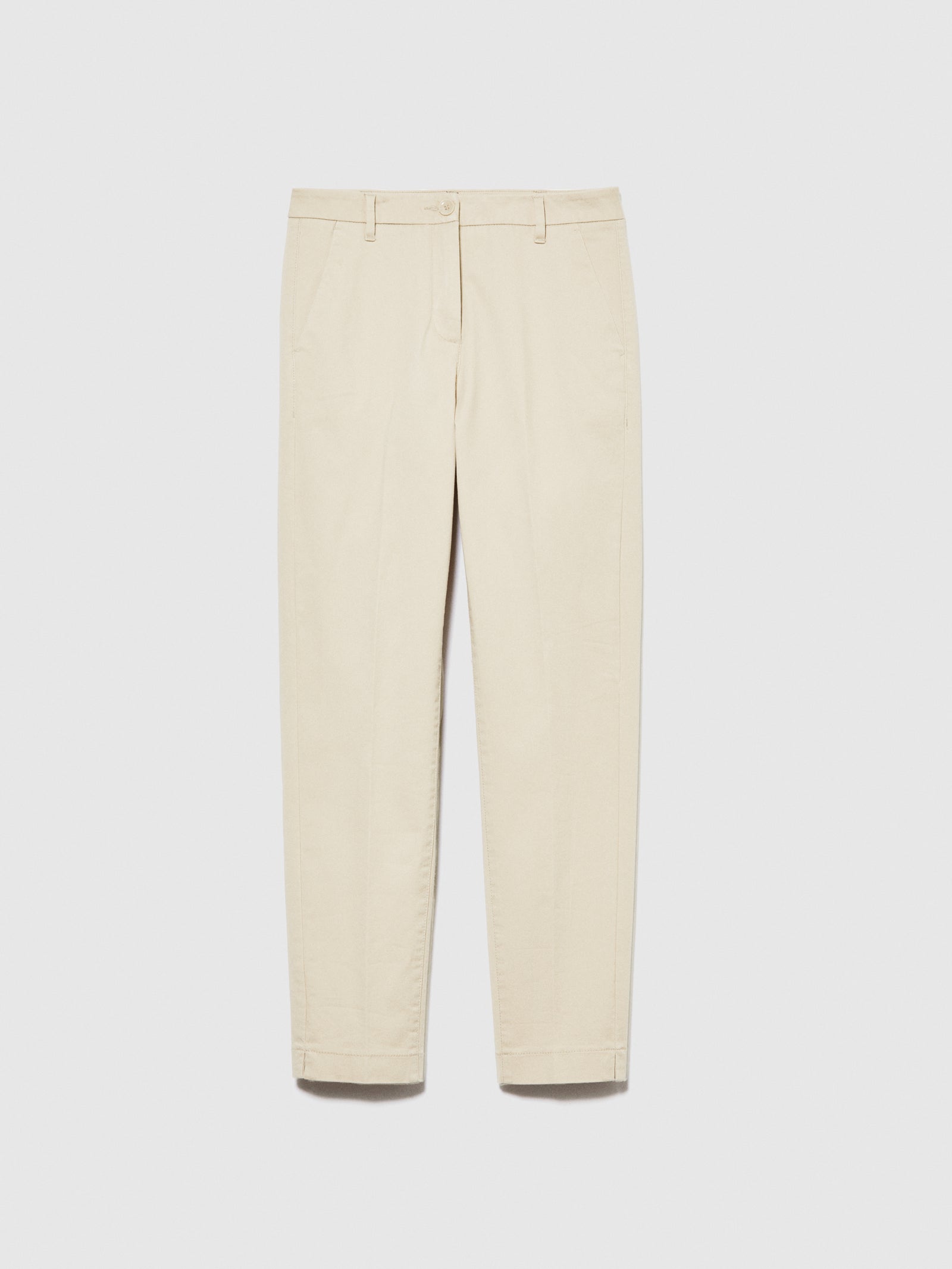 Chino slim fit da donna beige | Sisley Outlet