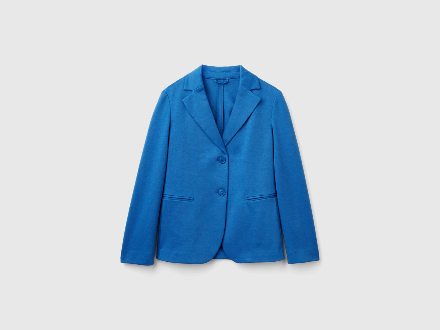 Blazer in misto cotone da donna avio | Benetton Outlet