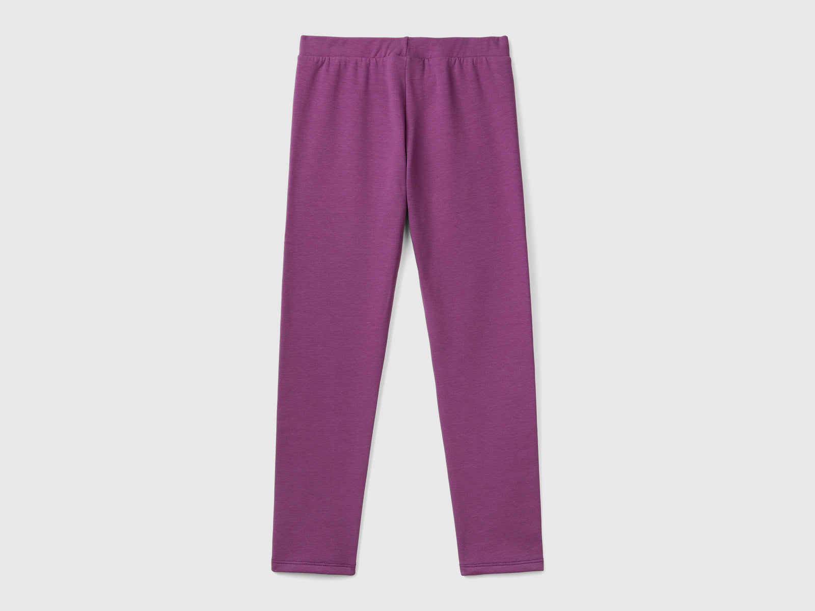 Caldi leggings felpati da bambina malva 2 | Benetton Outlet