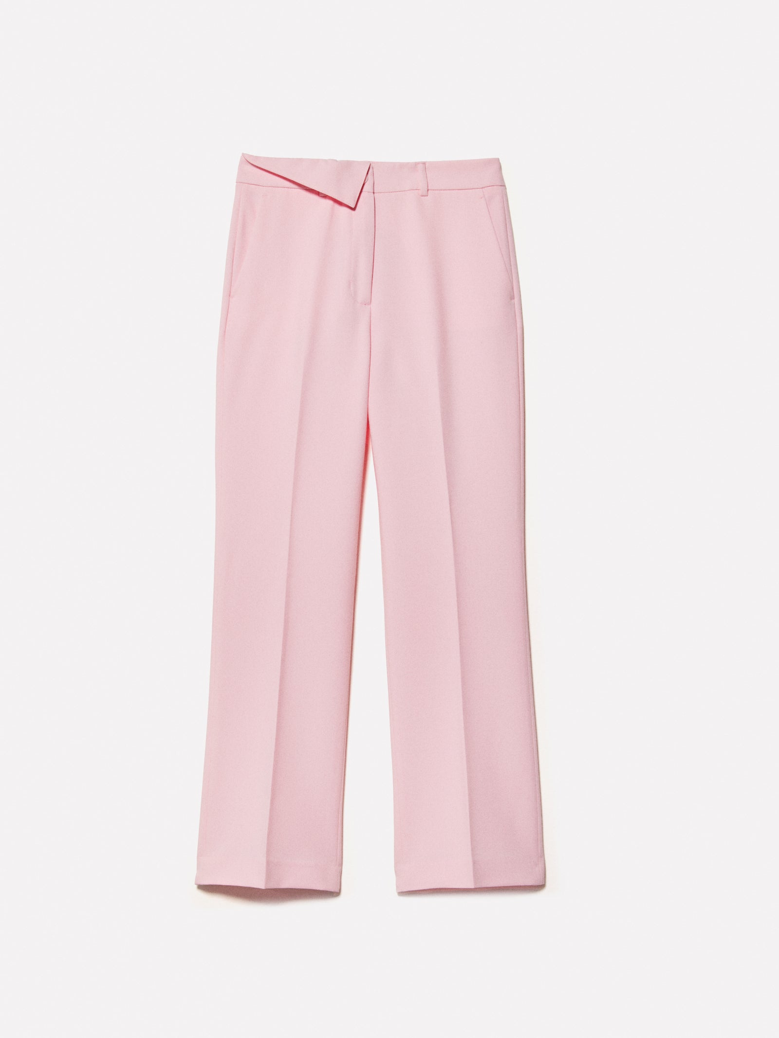 Pantaloni formali rosa da donna rosa tenue | Sisley Outlet