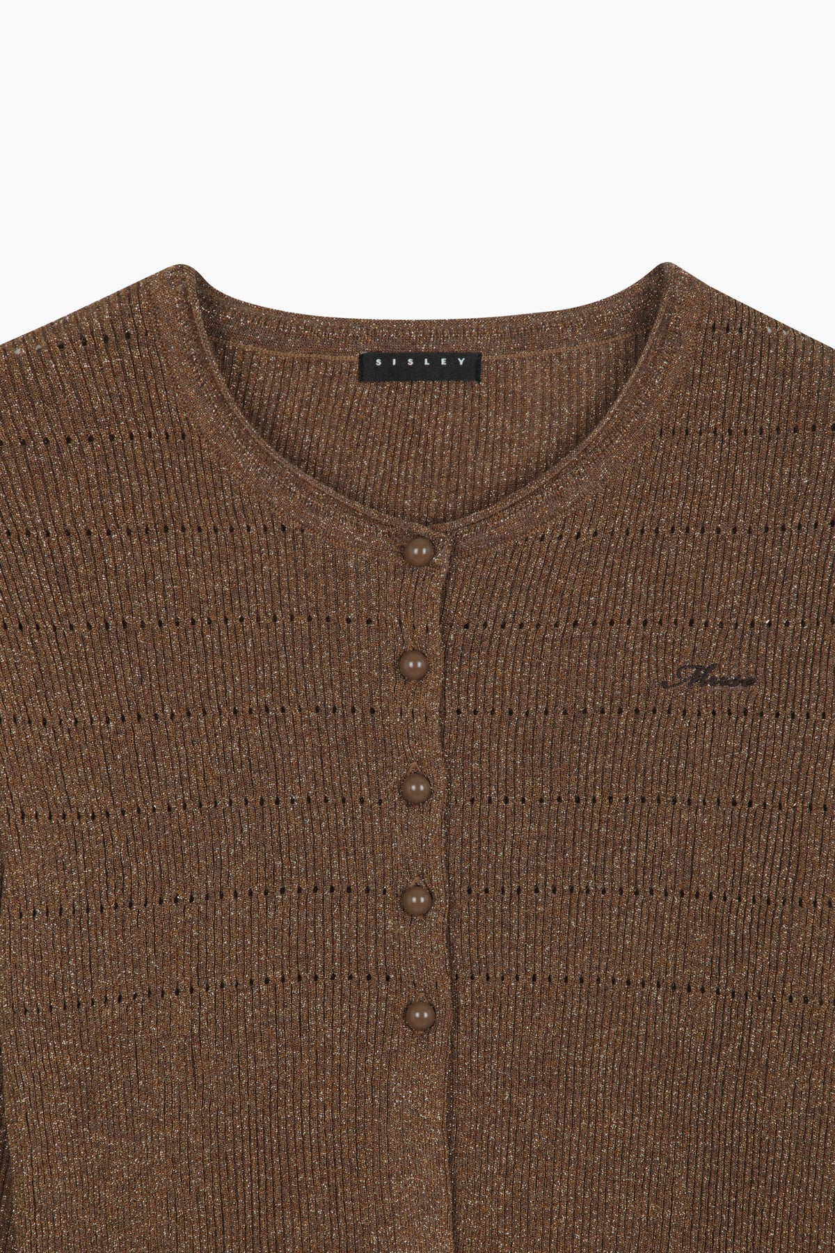 Cardigan con lurex
