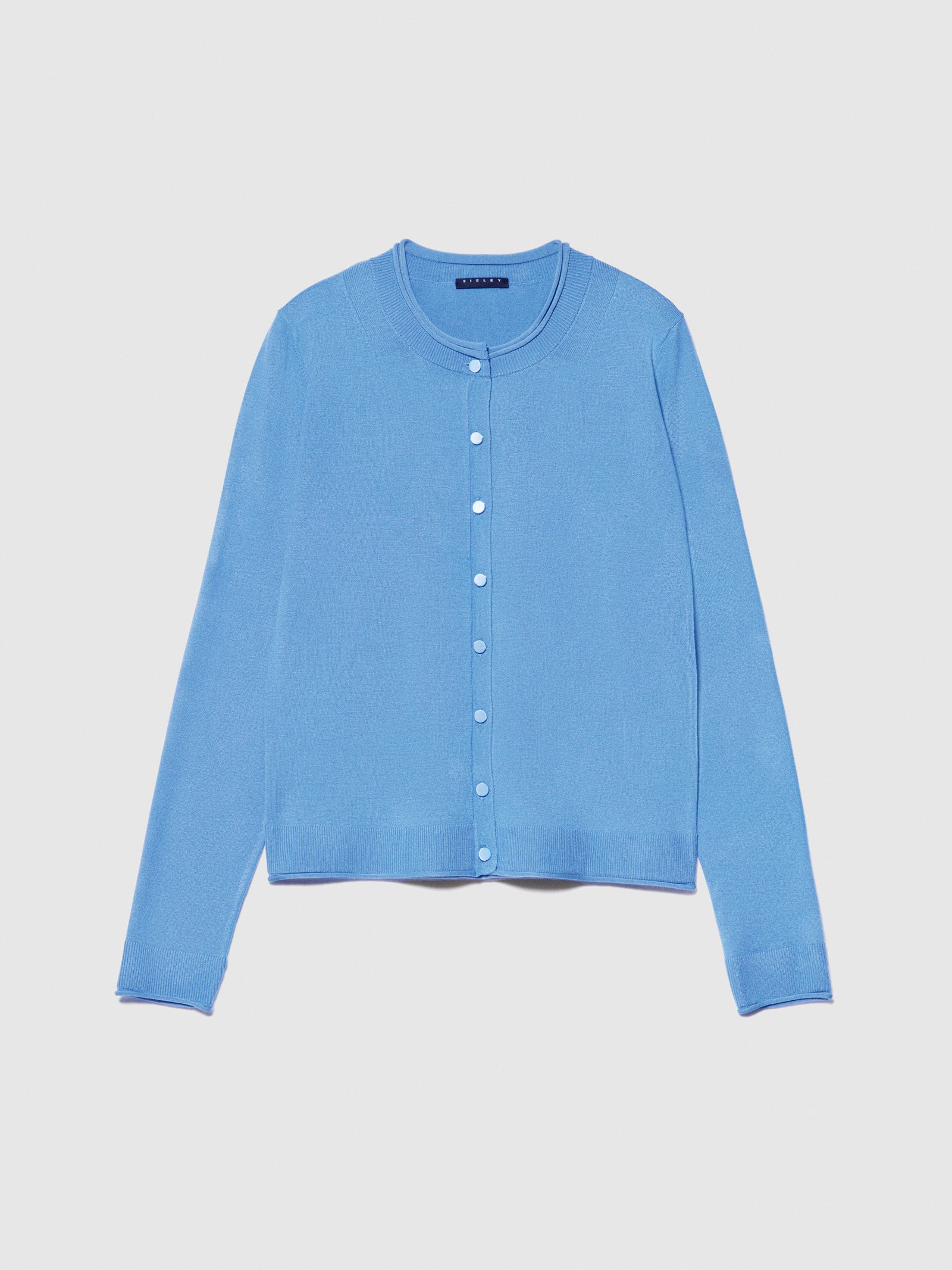 Cardigan regular fit da donna blu | Sisley Outlet